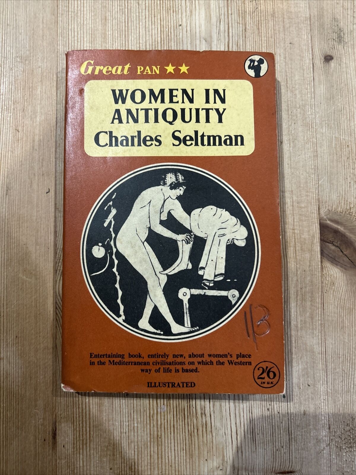 WOMEN IN ANTIQUITY Charles Seltman Pan Paperback 1956 Black And White Plates