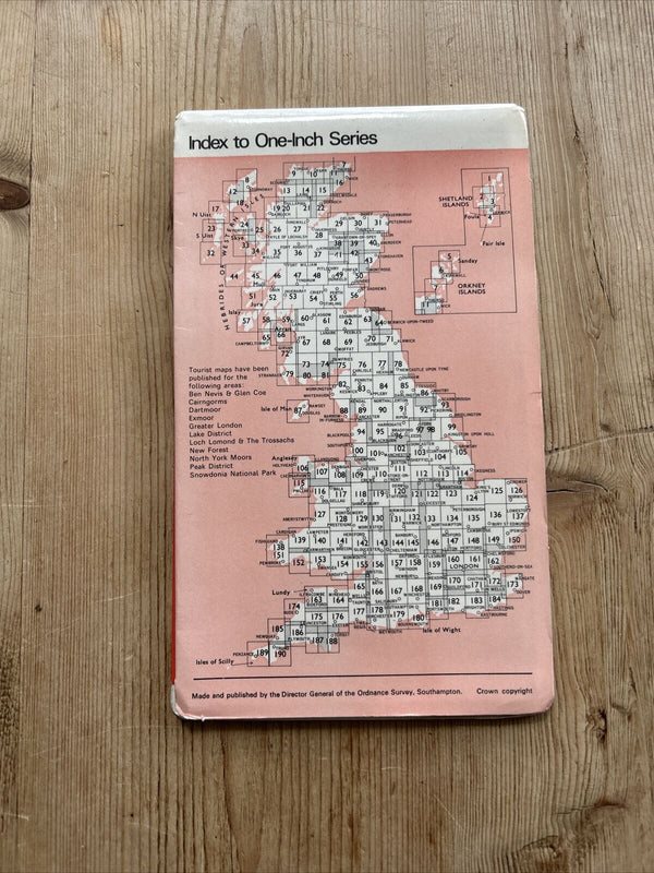 DALBEATTIE Ordnance Survey One Inch Sheet 81 Good Condition 1963 Maryport