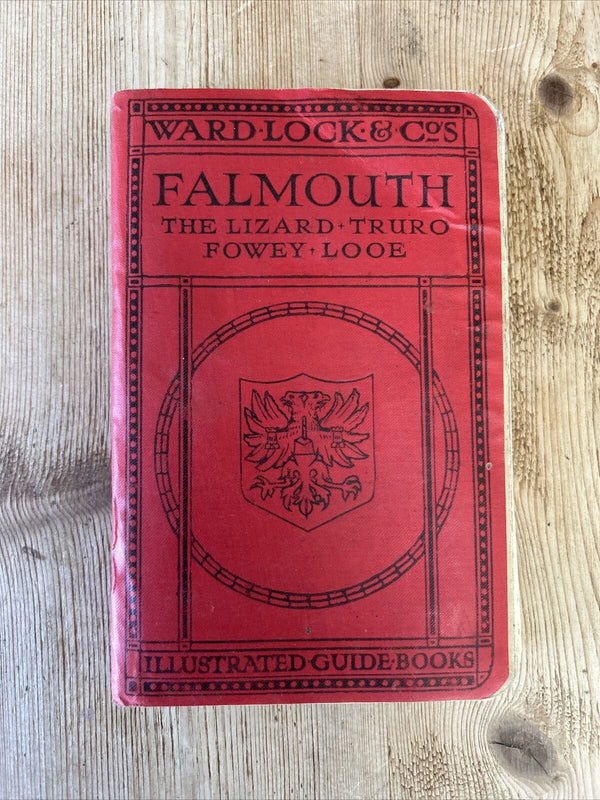 FALMOUTH The Lizard Truro Looe Ward Lock Red Guide Hardback Maps Eighth Edition