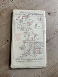 PWLLHELI Ordnance Survey Seventh Series Cloth One inch 1962 Sheet 115 Nefyn