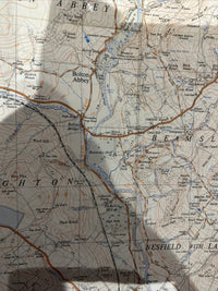 BOLTON ABBEY Ordnance Survey Sheet SE05 Map 1:25000 First Series 1957 Beamsley