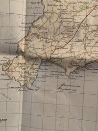 PWLLHELI Ordnance Survey Paper Map 1961 Seventh Series No 115 Lleyn Peninsular