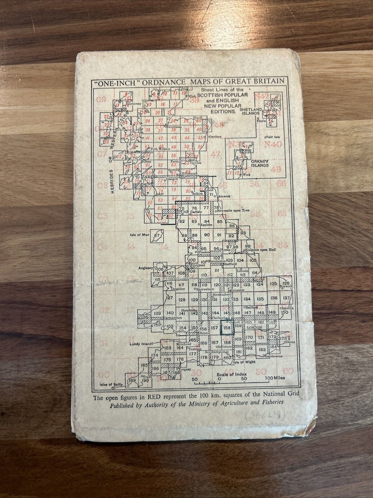 OXFORD & NEWBURY Ordnance Survey Sixth Series One inch 1940 Sheet 158 Pangbourne