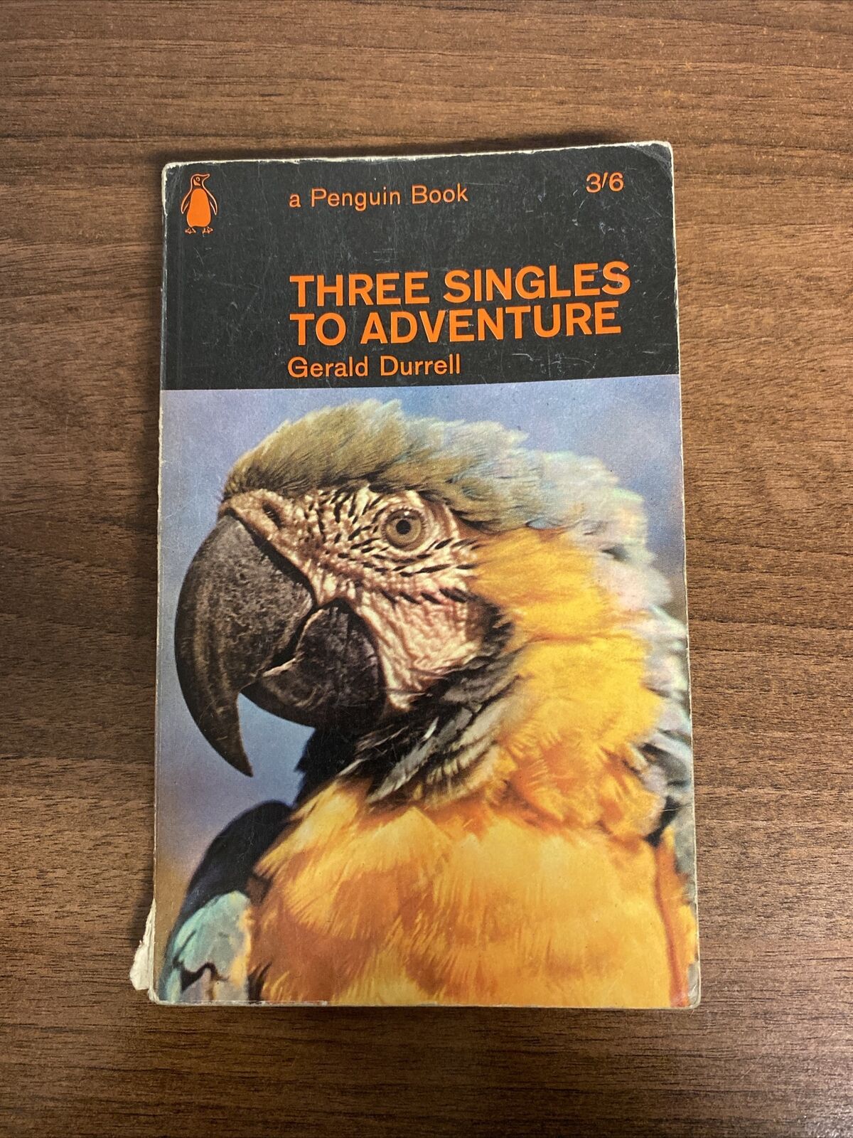 Three Singles to Adventure by Durrell, Gerald Paperback Penguin Book