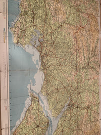 Johnstons Cloth New 2 Miles To 1 Inch Map - Dorset Wiltshire Hampshire Wight