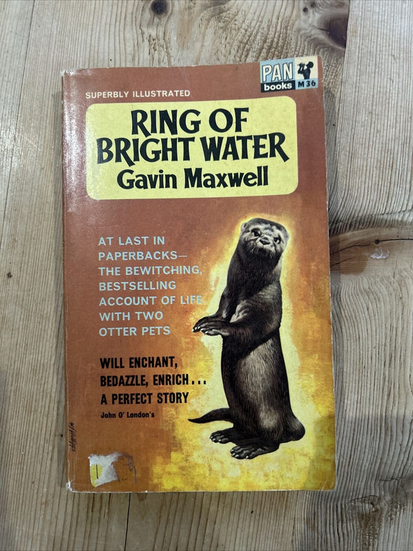 RING Of BRIGHT WATER Gavin Maxwell Pan Paperback 1963 Photos Illustrations