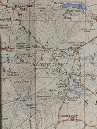 MORTIMER Ordnance Survey 2 And A Half Inch Map 1:25000 1961 Sheet SU66 Padworth