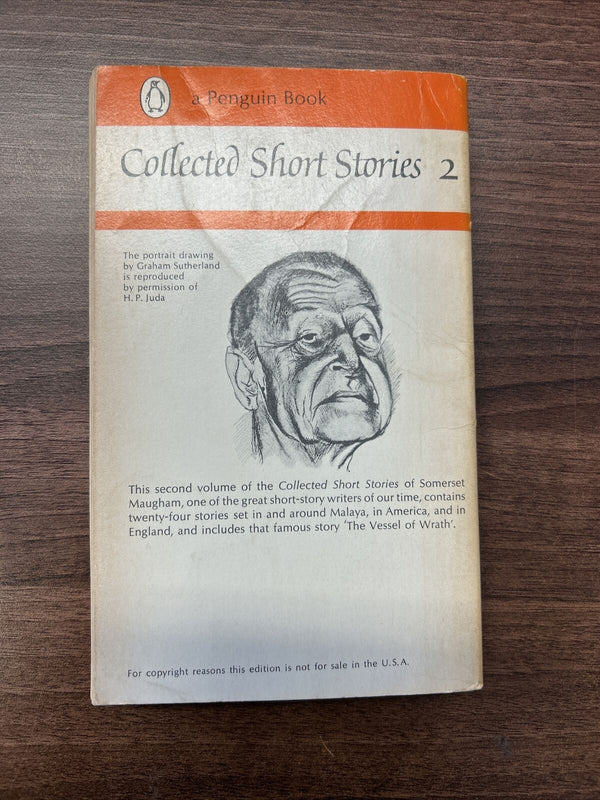 COLLECTED SHORT STORIES Vol 2 W Somerset Maugham - 1967 Penguin Books No. 1872