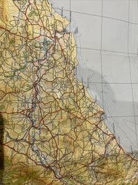 SOUTH WALES Cloth Ordnance Survey Quarter Inch Sheet 12 196£ Map St Brides