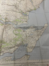 DORNOCH Ordnance Survey One Inch Map Sheet 22 Reasonable Condition 1958 Brora