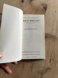 THE OBSERVERS TOURIST ATLAS OF GREAT BRITAIN AND IRELAND 1976 Maps Bartholomew