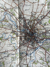 NORWICH Ordnance Survey One Inch Map 1945 Sixth Edition Sheet 126 Great Yarmouth