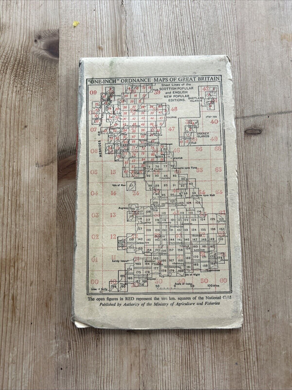 BRECON Ordnance Survey Sixth Edition Paper One inch 1947 Sheet 141 Tagarth