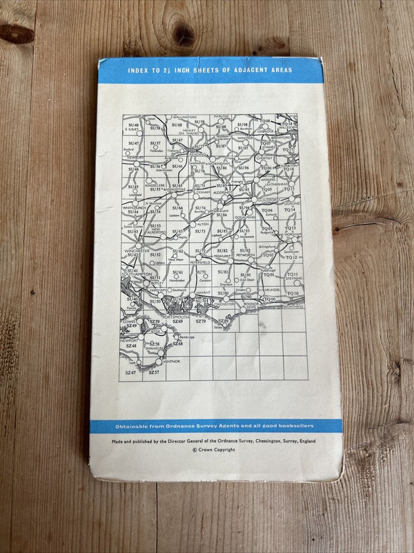 WOKINGHAM Ordnance Survey 2 And A Half Inch Map 1:25000 1958 Sheet SU86