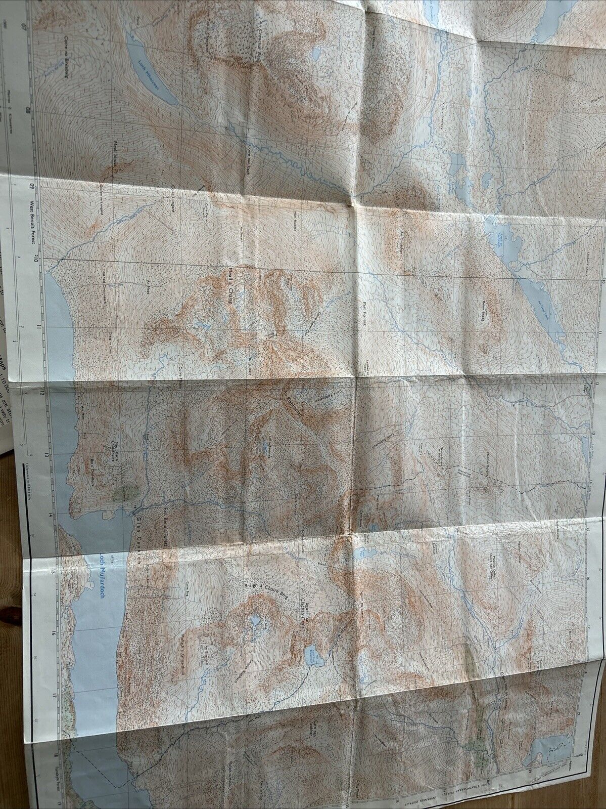 LOCH MULLARDOCH Ordnance Survey Map Pathfinder NH 03/13 1976 Killilan Forest