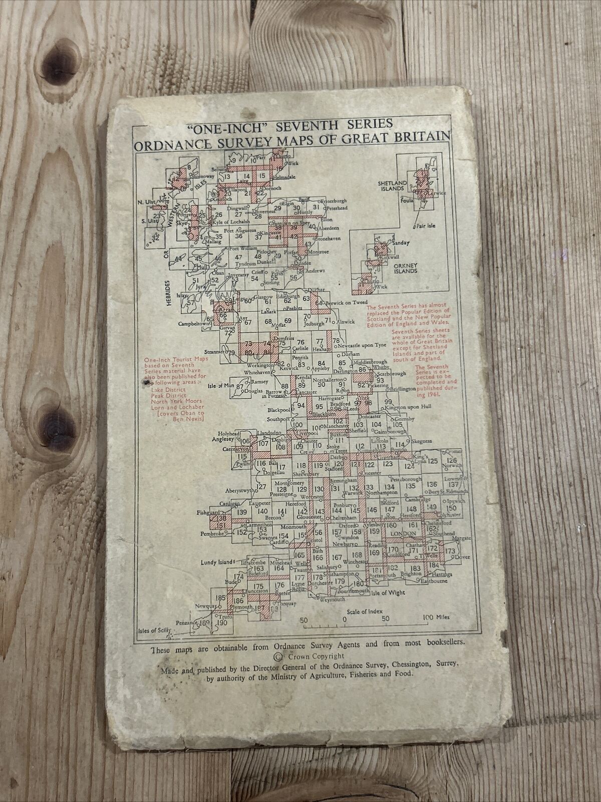 MARKET WEIGHTON Ordnance Survey Seventh Series Paper One inch 1955 Sheet 98