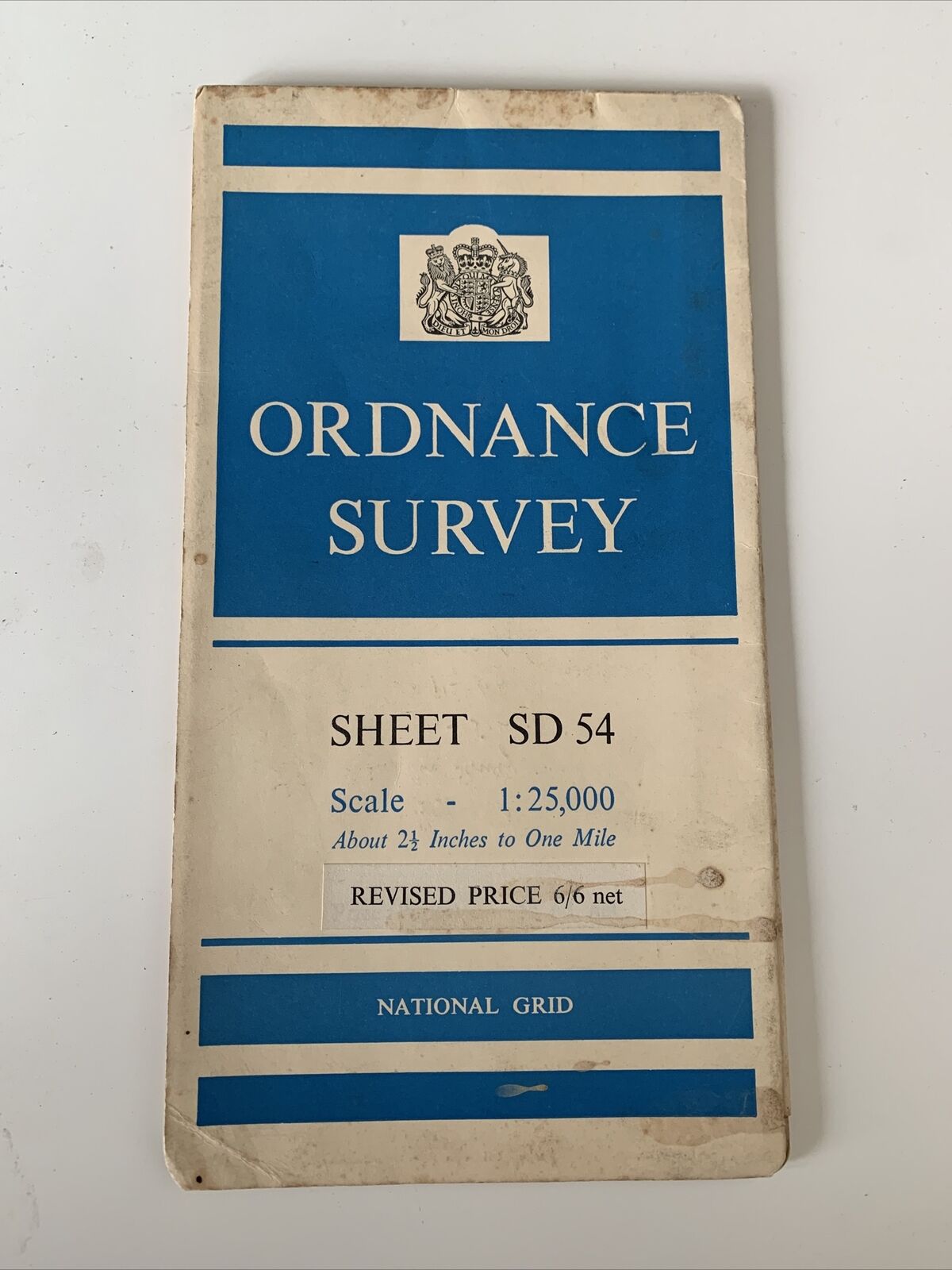 Claughton Bleasedale Ordnance Survey Map 1955 2 & Half Inch Sheet SD64