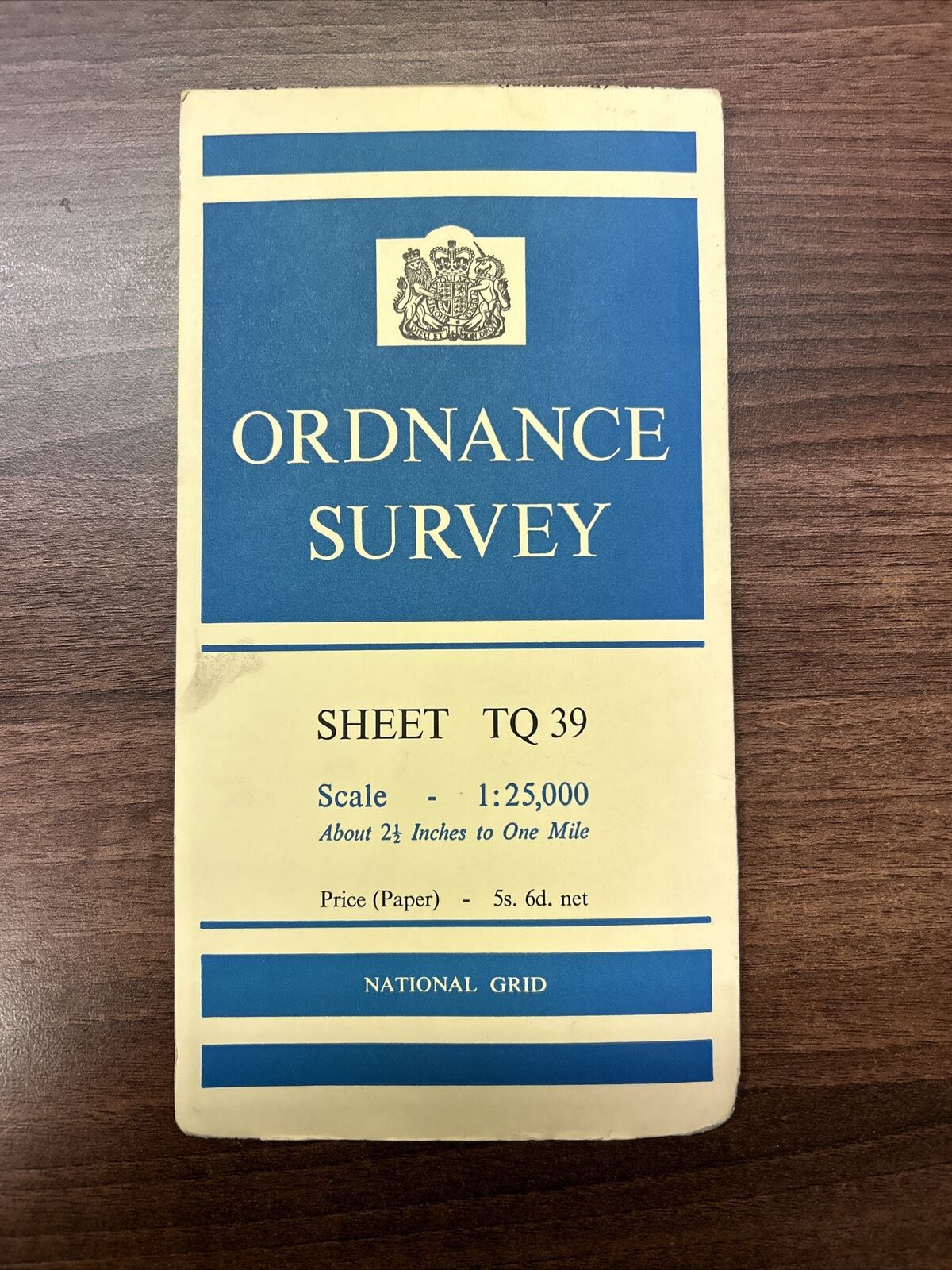 ENFIELD CHINGFORD Ordnance Survey Map 1960 2 & Half Inch Sheet TQ39 1:25,000