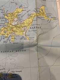 Bartholomew Half Inch Map No 61 Orkney 1971 Stroma Fair Isle Hoy Shapinsay