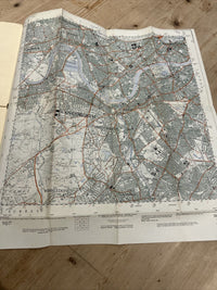 WANDSWORTH London Ordnance Survey Sheet TQ27 1:25000 1956 Chelsea Kensington