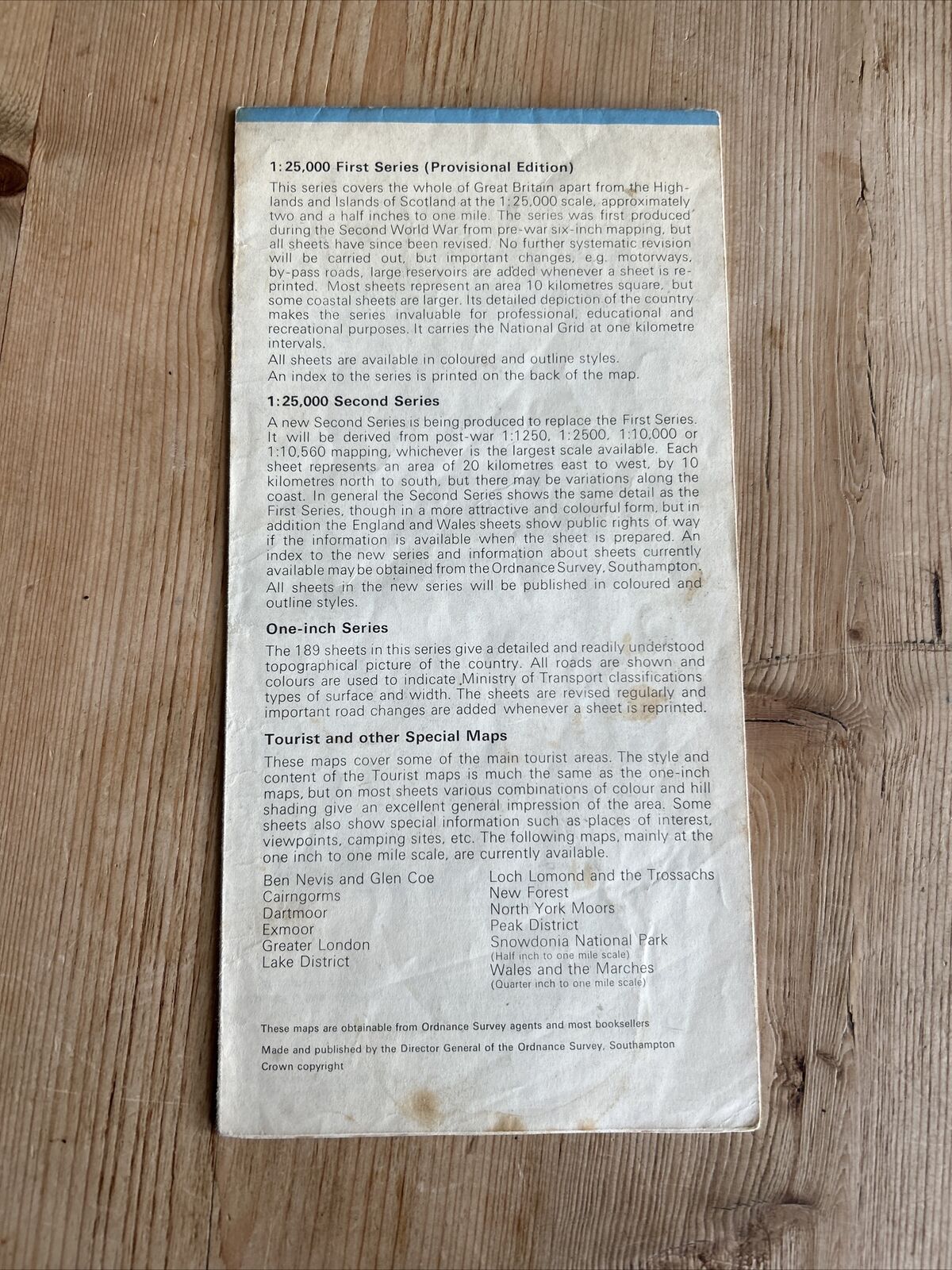 WATLINGTON Ordnance Survey 1:25,000 First Series 1959 Sheet SU69 Stadhampton