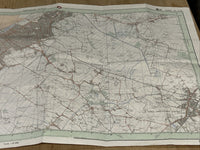 SOUTHPORT Pathfinder SD21/31 Ordnance Survey 1:25,000 1977 Bursclough