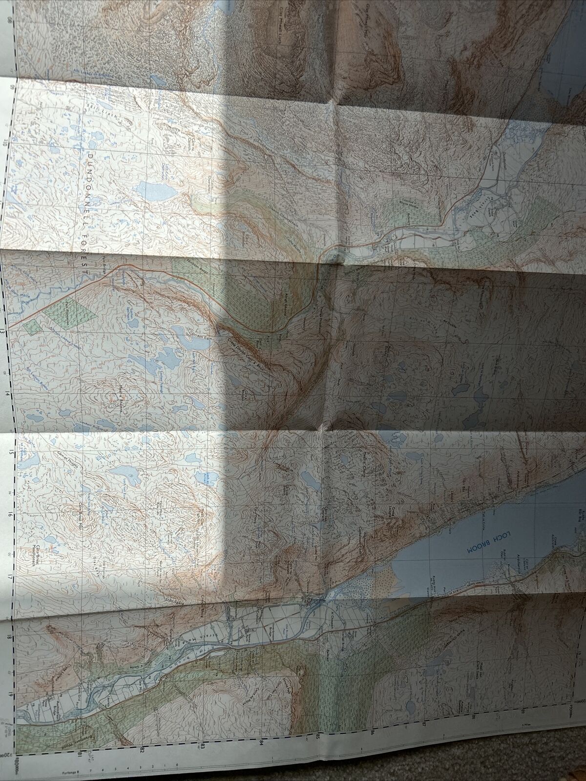 AN TEALLACH Ordnance Survey Second Series Pathfinder Map NH08/18 Scotland 1972