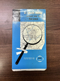 PONT-ERWYD - Ordnance Survey 2 & Half Inch Sheet SN78 1950 Nant Y Moch