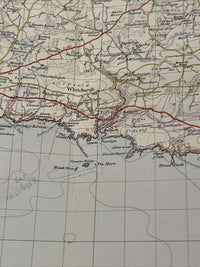 PEMBROKE Ordnance Survey CLOTH Map 1952 Sheet 151 Seventh Series St David’s