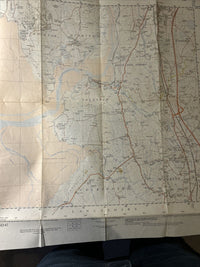 GALGATE Lancashire 1954 Ordnance Survey Sheet SD45 2 & Half Inch MAP Ellel