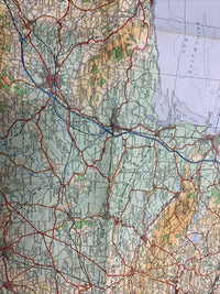 SOUTHERN ENGLAND Ordnance Survey Map Quarter Inch Sheet 16 1973 Southampton