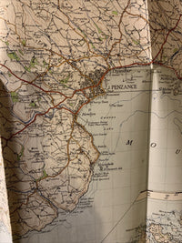 LANDS END Ordnance Survey Sixth Edition One inch 1946 Sheet 189 Paper Cornwall