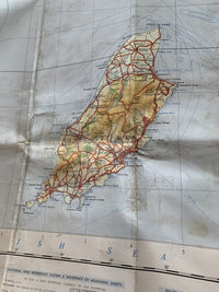 Solway Firth - Ordnance Survey Quarter Inch Map No 8 1973 Isle Of Man Carlisle