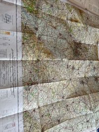 THE MIDLANDS Sheet 13 Fifth Series Paper Ordnance Survey Quarter Inch 1962