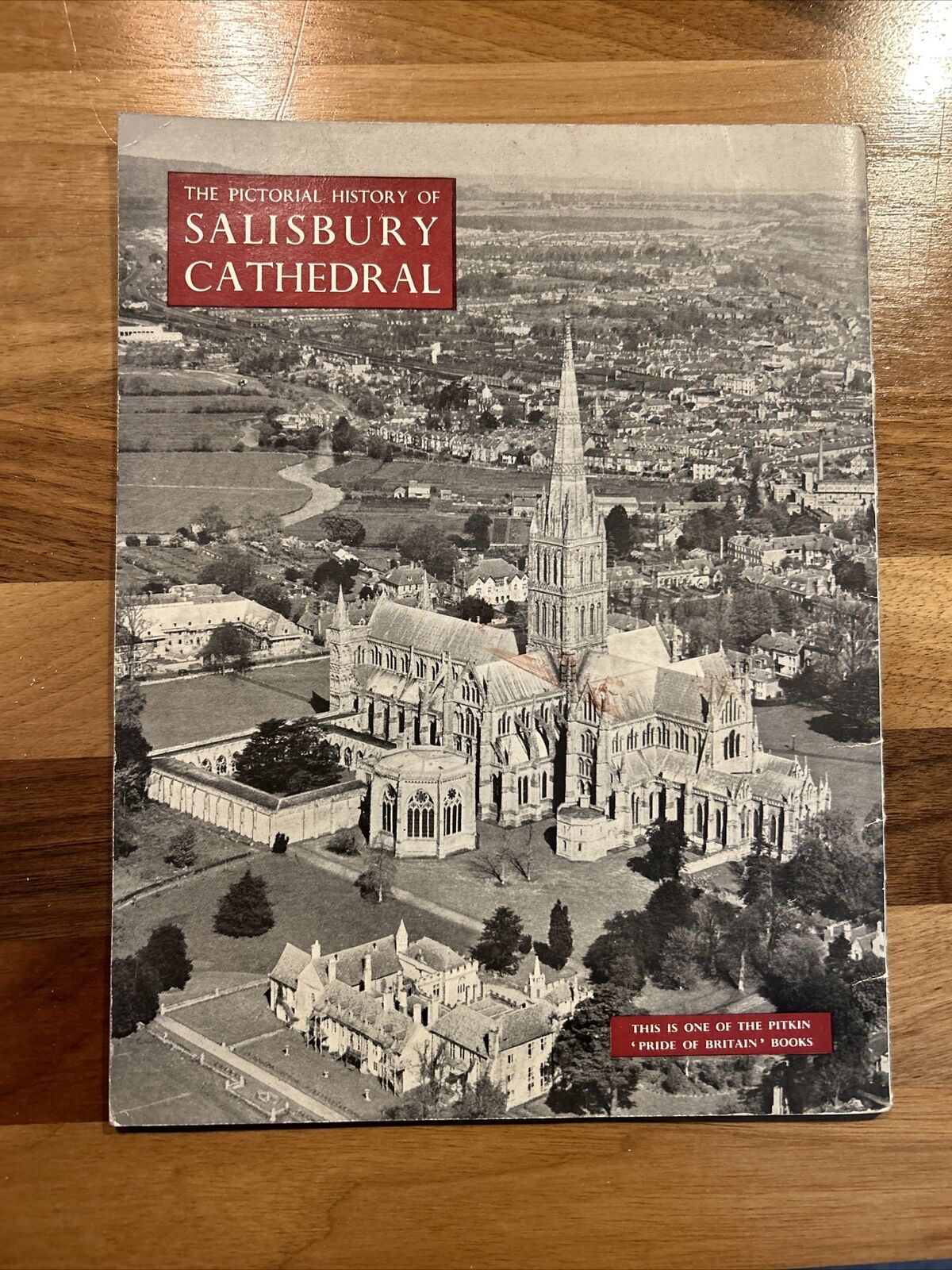 SALISBURY CATHEDRAL Pictorial History 1960s Pitkin Guide Photos Plans History