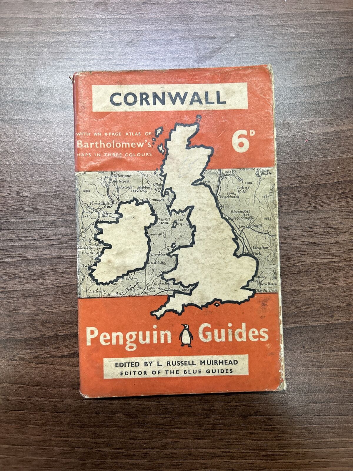 CORNWALL - Penguin Guides No G3 1939 Paperback Dust Jacket