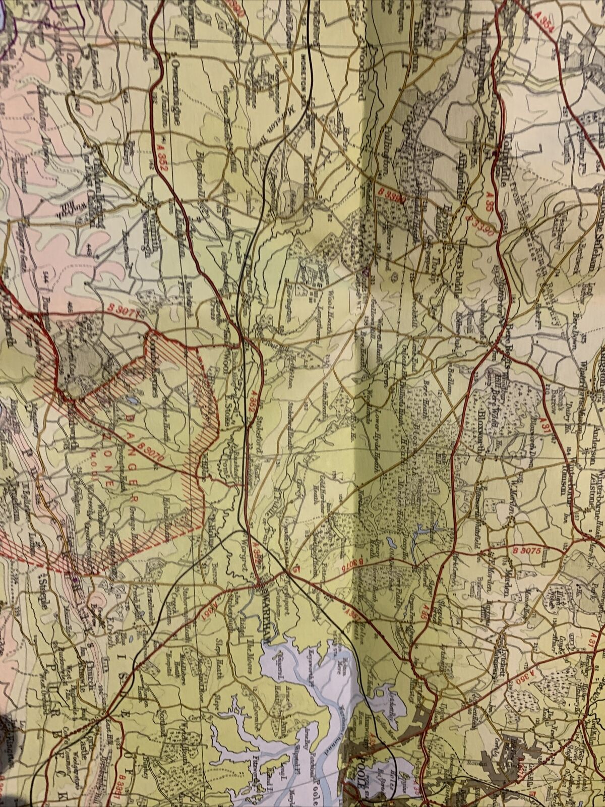 Bartholomew Half Inch Map No 4 Dorset 1971 Weymouth Poole Taunton