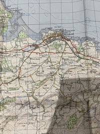 DUNBAR Ordnance Survey One Inch Sheet 63 Good Condition 1965 Oldhamstocks