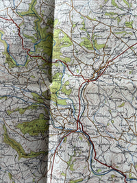 TORQUAY Ordnance Survey Sixth Series Paper One inch 1946 Sheet 188 Salcombe