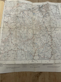 DORKING Ordnance Survey Sheet TQ14 1:25000 1956 Holmwood Capel