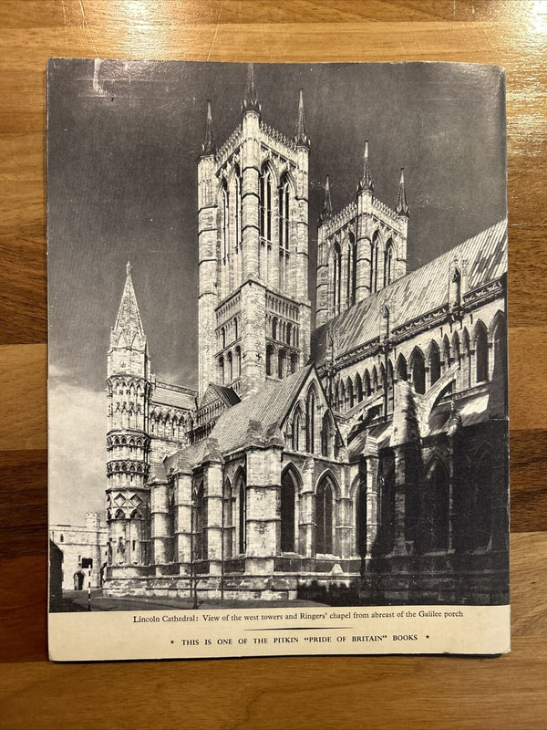 LINCOLN CATHEDRAL Pictorial History 1967  Pitkin Guide Photos Plans History