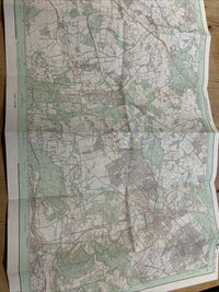 WOKING AND LEATHERHEAD Pathfinder Ordnance Survey 1:25000 1981 TQ 05/15 Ockham