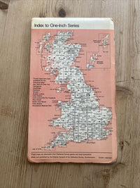 LIVERPOOL Ordnance Survey One Inch Map Sheet 100 Good Condition 1966 Wirral