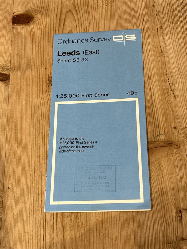 LEEDS East Ordnance Survey First Series 1:25,000 Map SE33 1953 Seacroft Scholes