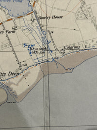 LYMINGTON Ordnance Survey Sheet SZ39 Map 1:25000 First Series 1961 Keyhaven