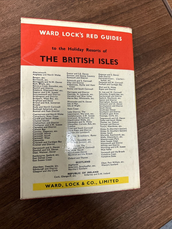 THE COTSWOLDS 1964 - Ward Locks Red Guide Hardback Dust Jacket Maps cheltenham