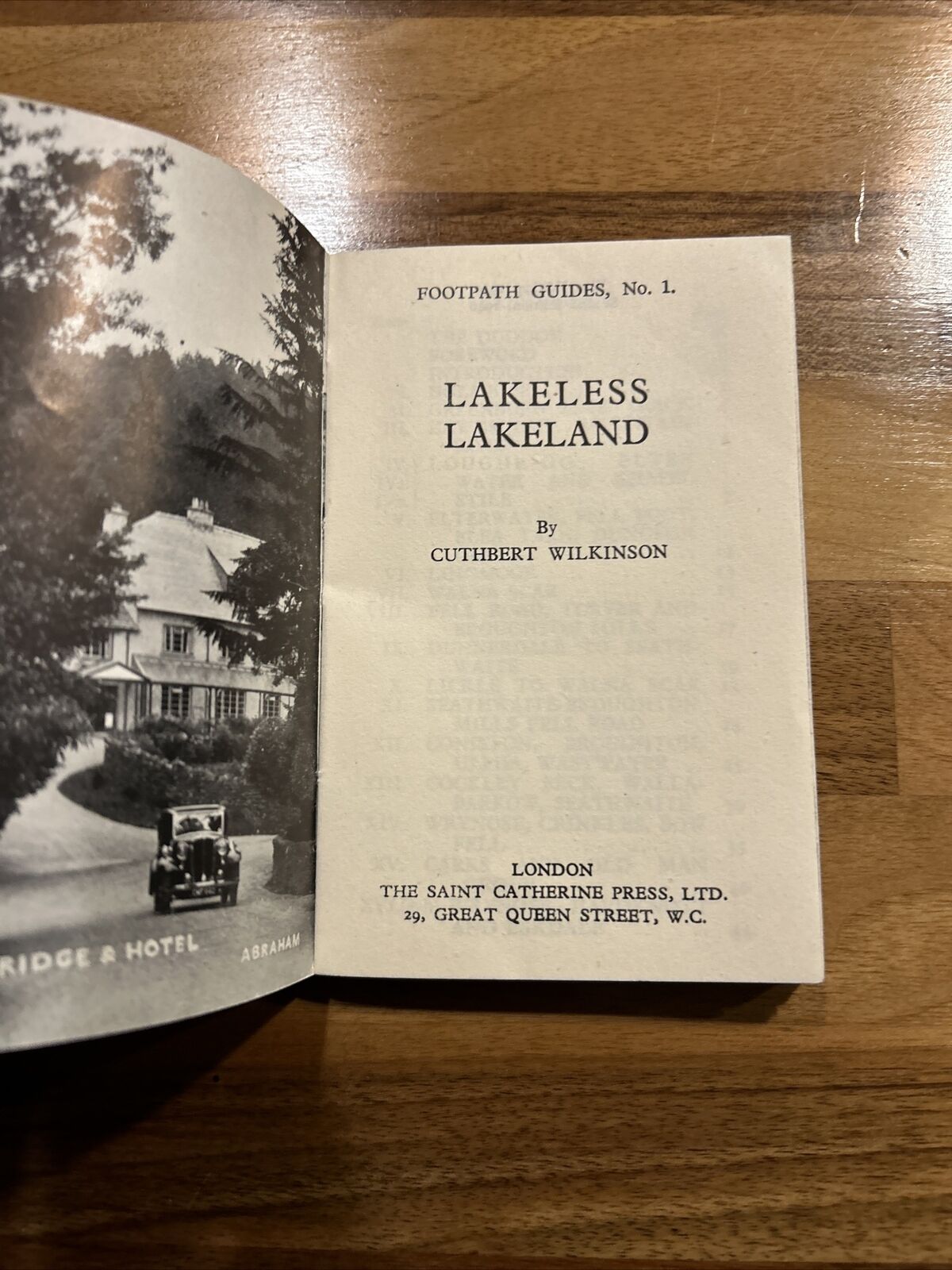 LAKELESS LAKELAND Footpath Guides Number 1 Second Ed 1949 Cuthbert Wilkinson