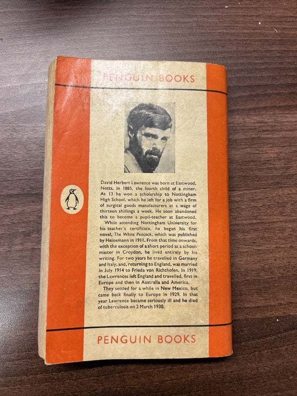 LADY CHATTERLEYS LOVER - DH Lawrence Penguin Book 1969 No 1484