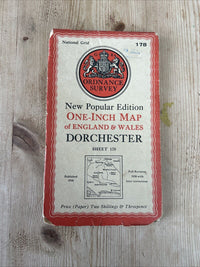 DORCHESTER Ordnance Survey One In Map 1946 Sixth Edition Sheet 178 Weymouth