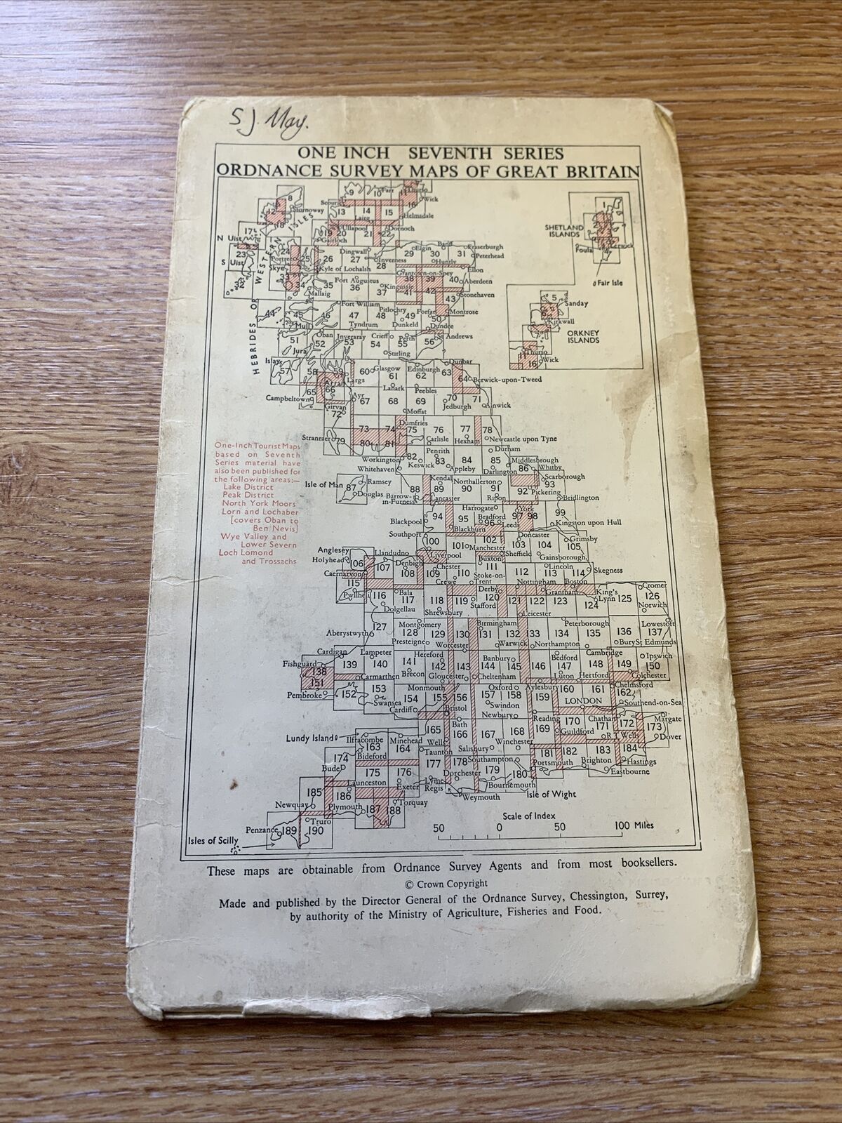 Dorchester No 178 1960 Cloth Seventh Series Ordnance Survey One Inch Map yeovil